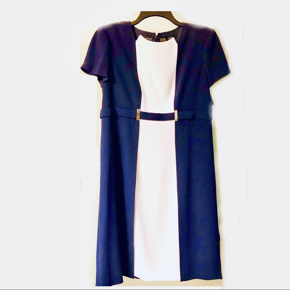 Liz Claiborne Navy Blue Spectator Dress size 12